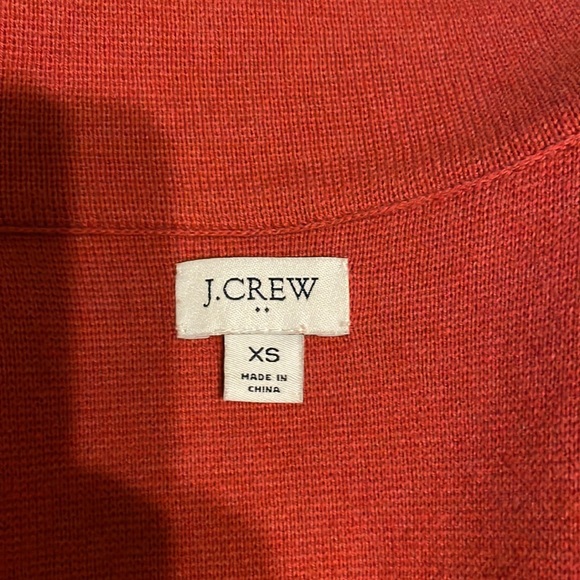 J. Crew orange blazer jacket. Size XS - Picture 6 of 6